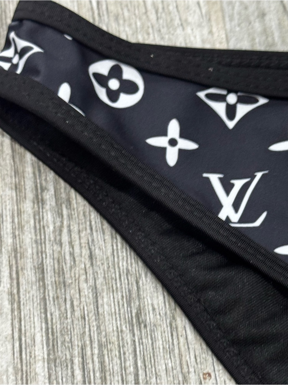 LOUIS VUITTON Women’s Graphic Monogram Low Rise Classy Swim Bikini Bottoms 46/XL - Picture 4 of 7